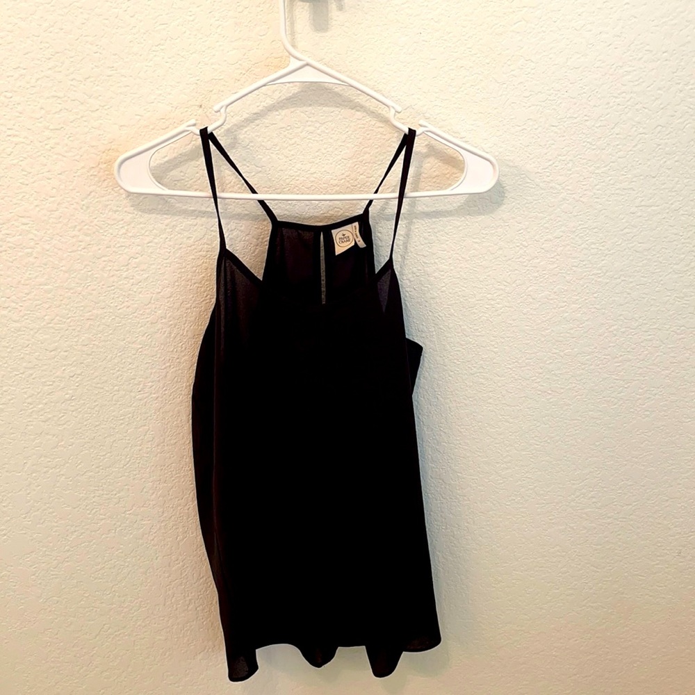 Black Cami Racer back Top